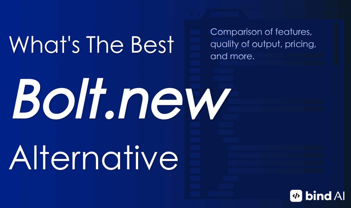 bolt.new alternative