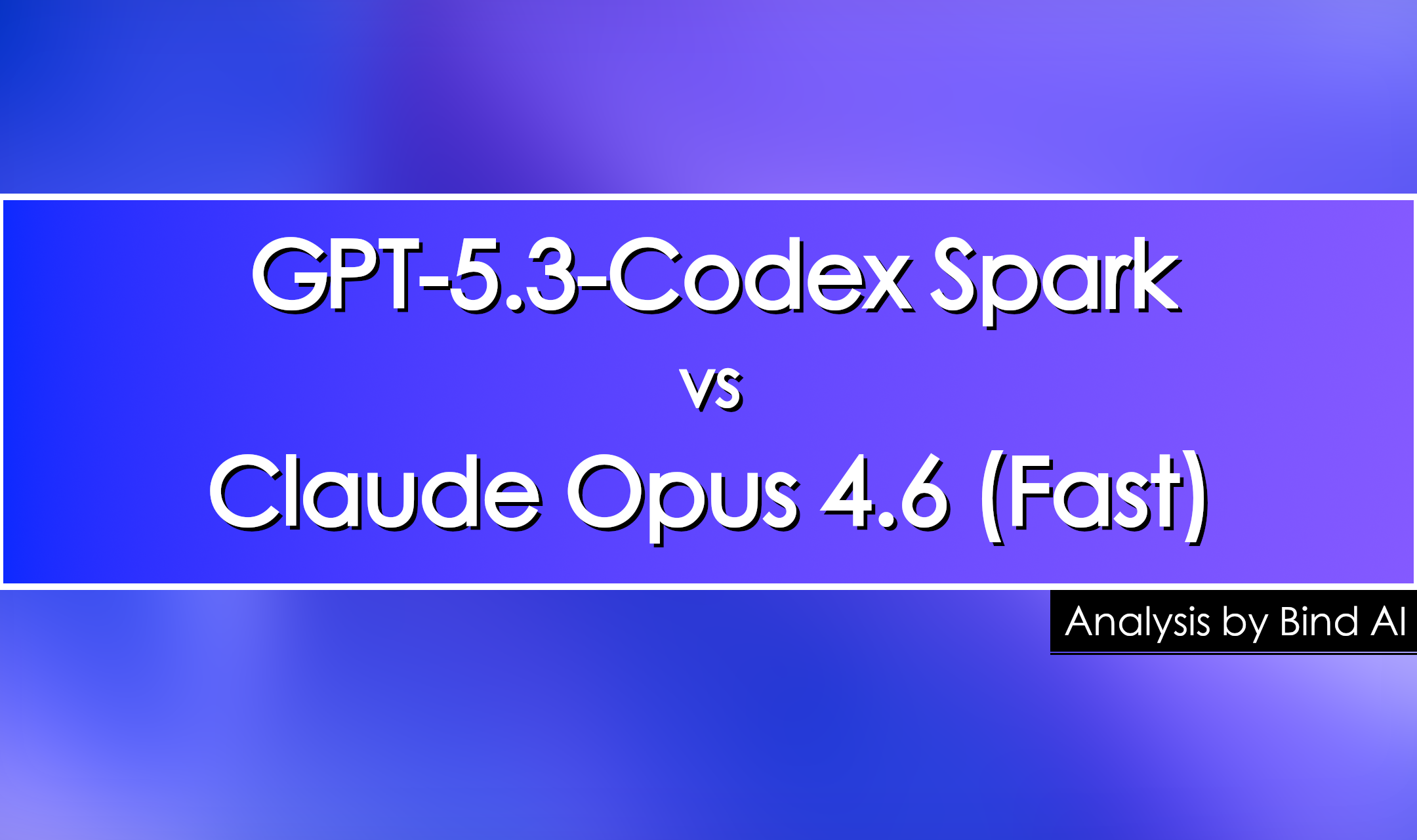 GPT-5.3-Codex Spark vs Claude Opus 4.6 Fast: How Do They Compare? - Bind AI