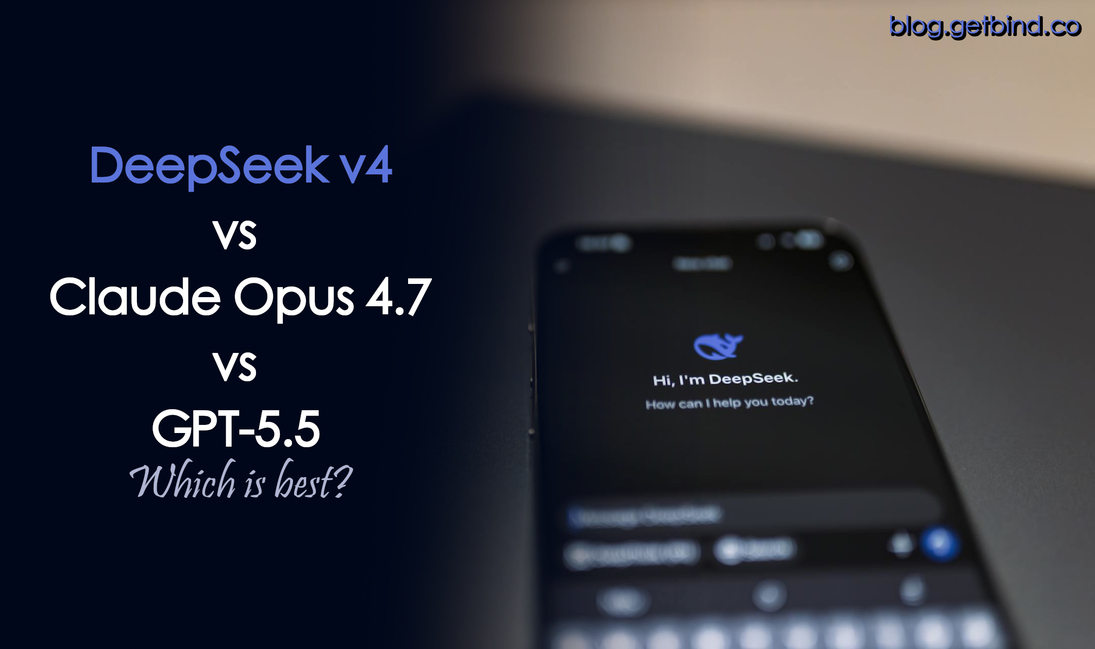 DeepSeek v4 vs Claude Opus 4.7 vs GPT-5.5 - Ultimate Coding Comparison